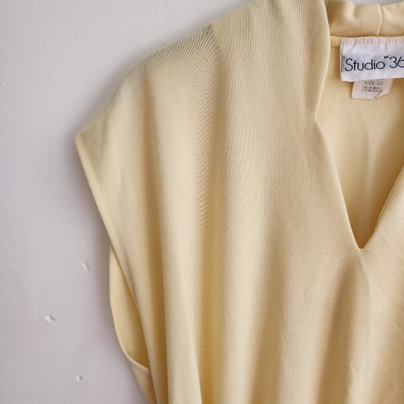 70s 80s Union Made vintage dress by STUDIO "36" - Picture 6 of 8